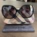 Burberry Accessories | Euc Authentic Burberry Black Gradient B 4107-A Square Sunglasses With Case | Color: Black | Size: Os