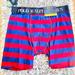 Polo By Ralph Lauren Underwear & Socks | New With Tags Polo Ralph Lauren Cotton Boxer Brief With Logo Waistband Sz Md | Color: Blue/Red | Size: M