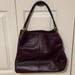 Coach Bags | Coach Purple Leather Shoulder Bag | Color: Gold/Purple | Size: Os