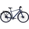 Trekkingrad HAWK BIKES "HAWK Trekking Gent Super Deluxe Ocean Blue" Fahrräder Gr. 53 cm, 28 Zoll (71,12 cm), blau Trekkingräder