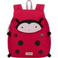 Kinderrucksack SAMSONITE "Happy Sammies ECO, S, Ladybug Lally" Gr. B/H/T: 24 cm x 28,5 cm x 12,5 cm, rot (ladybug lally) Kinder Rucksäcke Kindergartenrucksack