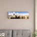 East Urban Home 'Cloudy Cityscape, Albany, New York, USA' Photographic Print on Canvas Canvas, Cotton in Black/Blue/White | 1.5 D in | Wayfair