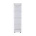 HOVEYY Glass Display Cabinet 4 Shelves w/ Door Wood in White | 64.56 H x 16.73 W x 14.37 D in | Wayfair L6620S060