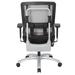 Inbox Zero Geriyah Ergonomic Task Chair Upholstered/Metal in Gray/Indigo/Brown | 41.5 H x 25.25 W x 25.5 D in | Wayfair SYPL3967 43292622