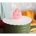 Trinx Pack Of 4 Whimsical Animal Colorful Silicone Cup Lids Circle Hot Cold Beverage Coffee Tea Cup Covers in Pink/White | 1.5 H x 4.25 W in | Wayfair