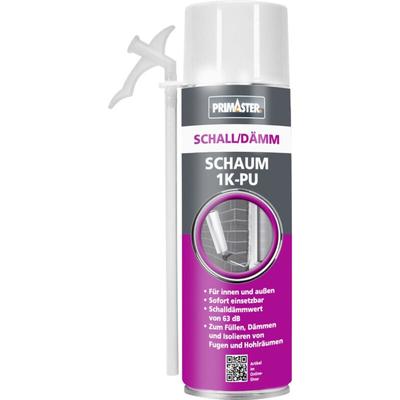 Schall- Dämm-Schaum 1K-PU 500ml Füllung, Dämmung, Isolierung - Primaster Image