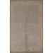 Vegetable Dye Oushak Turkish Rug Handmade Wool Carpet - 4'0" x 6'0"