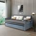 Twin/Twin Dorm Style Trundle Daybed Platform Bed Frame