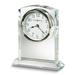 Curata Flaire Arch Top Optical Crystal Quartz Table Clock