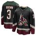 Men's Fanatics Branded Josh Brown Black Arizona Coyotes Home Breakaway Player Jersey