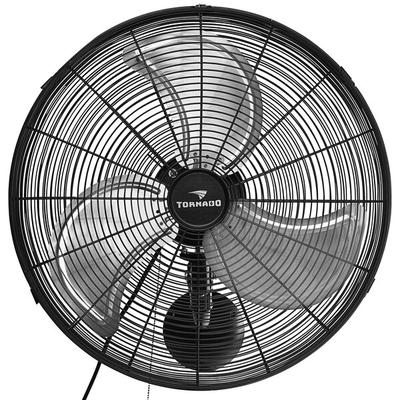 Tornado Pro Series 20" 3-Speed High-Velocity Oscillating Metal Wall-Mounted Fan HI-FAN-20WMPRO-1P - 5,250 CFM, 120V, 1 Phase