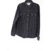 Levi's Shirts | Levis Mens Xl Flannel Long Sleeve Pearl Snap Button Plaid Button Up Shirt Cotton | Color: Black/White | Size: Xl