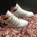 Adidas Shoes | Adidas High Tops | Color: Pink/White | Size: 3g