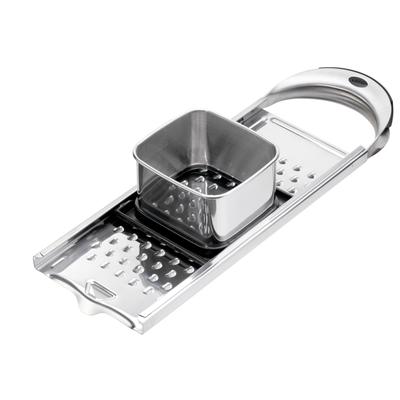 Spätzlehobel GEFU "Poker Straight Serum", silber (silberfarben), Edelstahl, Küchenreiben