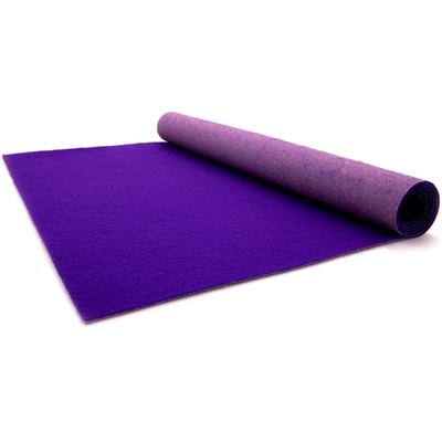 Läufer "PODIUM, Made in Belgium", lila, B:100cm H:2,6mm L:2400cm, Polypropylen (PP), PRIMAFLOR-IDEEN IN TEXTIL, Teppiche, Breite 100 cm, robuster Nadelfilz, Uni-Farben Image
