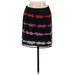 Ecote Casual Skirt: Black Color Block Bottoms - Women's Size Medium