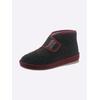 Hausstiefel SCHAWOS, Damen, Gr. 43, warmgefüttert, grau (anthrazit), Textil, Schuhe Hausschuh Hüttenschuh