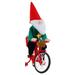 Mr. Christmas 11" Animated Cycling Gnome Plastic | 14 H x 11 W x 4 D in | Wayfair 30691