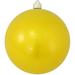 The Holiday Aisle® 8" (200mm) Commercial Grade Shatterproof Plastic Ball Ornament Plastic in Yellow | 12 H x 8 W x 8 D in | Wayfair