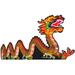 Wet Paint Printing Chinese New Year Night Dragon Cardboard Standup | 72 H x 44 W x 5 D in | Wayfair SP12531