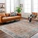 Dalit 6'7" x 9'4" Traditional Lambswool/Royal Denim/Copper/Clay/Faded Driftwood/Light Beige/Rust/Black/Slate/Blue/Peach/Slate Blue Area Rug - Hauteloom