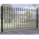 Saxon Spear Fleur-de-Lys Metal Fence Panel 1830mm GAP x 950mm High wrought iron style fencing