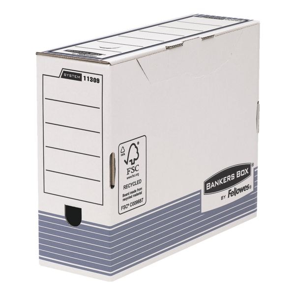 Bankers Box System 10er Pack Archivschachtel A4+ weiß, 10x25.3x34.5 cm Image