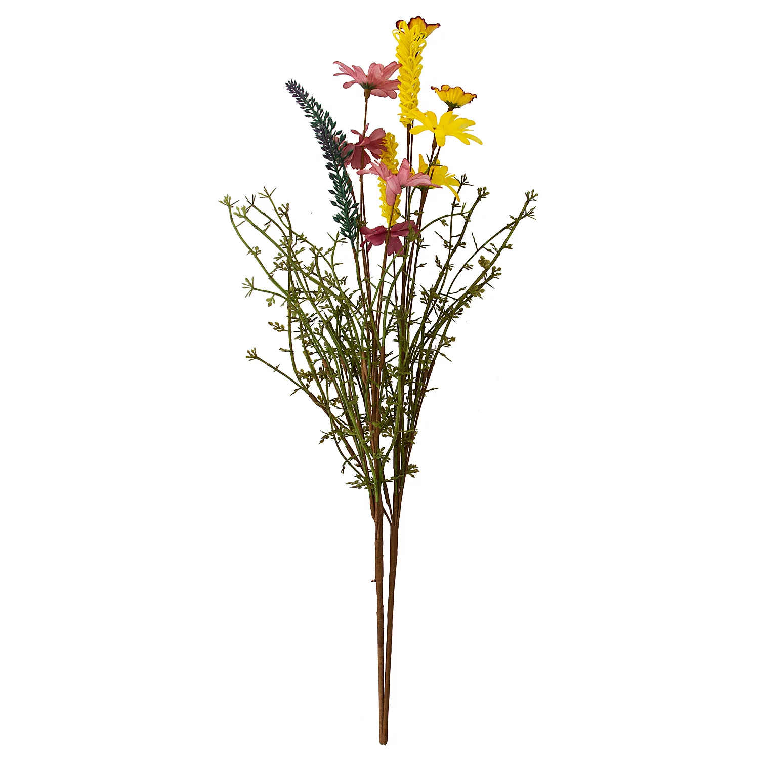Wiesenblumen Pick, gelb, rosé, 58 cm Image
