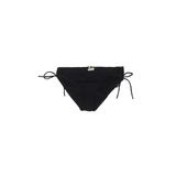 Anne Cole Locker Swimsuit Bottoms: Black Solid Swimwear - Women's Size Medium