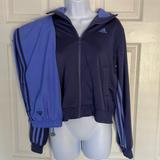 Adidas Pants & Jumpsuits | Adidas Sport Track Jacket & Running Pant Set L Size: M L Periwinkle Blue | Color: Blue | Size: M