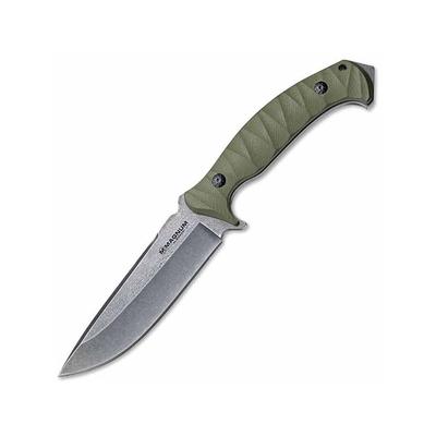 Boker USA Magnum Persian Fixed Blade Knife4.75in 440 StainlessGreen G10 Handle B-02LG115