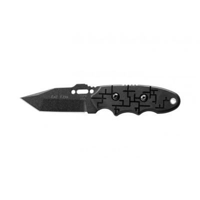 Tops Knives CAT #203 Fixed Blade Knife Black 3.25in 203T-01