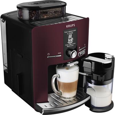 KRUPS Kaffeevollautomat "EA829G Espresseria Automatic Latt'Espress" Kaffeevollautomaten mit kompact-LCD Display, integrierter Milchbehälter rot Bestseller