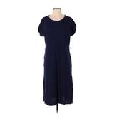 Gap Casual Dress - Midi: Blue Solid Dresses - Women's Size Small Petite