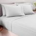 Hotel New York Dobby Stripe Sheet Set Microfiber/Polyester in Gray | Queen | Wayfair 1061QNPL