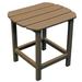 NewTechWood St Charles Plastic Outdoor Side Table Plastic in Brown | 17.75 H x 15 W x 19 D in | Wayfair P021-703