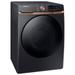 Samsung 7.5 cu. ft. Smart Electric Dryer w/ Steam Sanitize+ & Sensor Dry in Black | 38.75 H x 27 W x 31.4 D in | Wayfair DVE50BG8300VA3