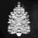 The Holiday Aisle® Old World Christmas Tree 2885574 Canvas in White | 36 H x 36 W x 1.25 D in | Wayfair 9D90709D738B4A0FBD42ACED4BC02FC3