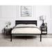 Ebern Designs Tavraj Standard Bed Metal in Black | 39.5 H x 63.75 W x 81.75 D in | Wayfair 314DC51171EE4ED8912085A464CCAA53