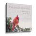 The Holiday Aisle® Christmas Cardinal - Graphic Art on Canvas in White | 36 H x 36 W x 2 D in | Wayfair BE6CB6D9164B480588018B1A9CB86DE9