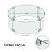 Armore Round Tempered Glass Wind Guard For Outdoor Fire Pits