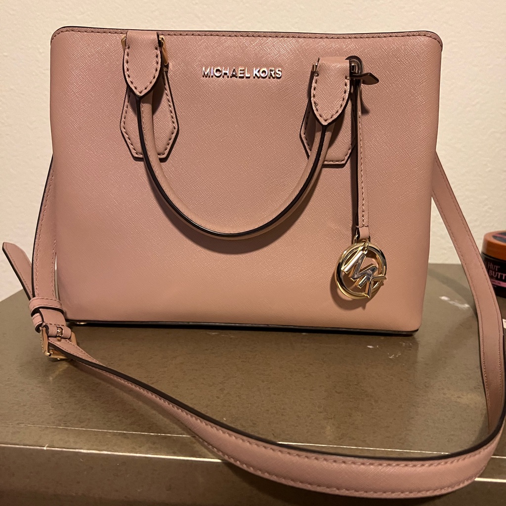 Michael Kors Bags | Blush Michael Kors Handbag With 6 Card Slot Wallet And Card Holder | Color: Pink | Size: 11x8x4