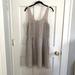 Madewell Dresses | Madewell | Broadway & Broome Taupe Silk Dress Sz 6 | Color: Gray | Size: 6