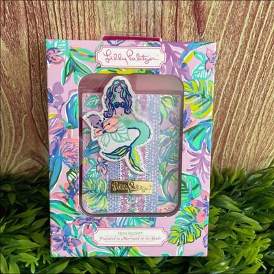 Lilly Pulitzer Accessories | Lilly Pulitzer Phone Card Holder | Color: Blue/Pink | Size: Os