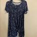 Lularoe Dresses | Lularoe Carley Xs Dress | Color: Blue/Gray | Size: Xs