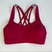 Lululemon Athletica Intimates & Sleepwear | Lululemon Athletica Energy Bra Medium Support Training Sports Bra | Color: Red | Size: S