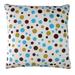 Jiti Indoor Childrens Kids Polka Dots Patterned Cotton Accent Square Throw Pillows 20 x 20