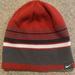 Nike Accessories | Nike Reversible Knit Beanie Hat Cap Maroon And Grays One Size Adult | Color: Gray/Red | Size: Os