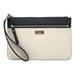 Kate Spade Bags | Kate Spade Designer Leather Wristlet Organizer Black Cream | Color: Black/Cream | Size: 7.5x5