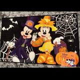 Disney Holiday | Disney Halloween Mickey & Minnie Web Accent Rug New | Color: Red | Size: 20 In By 32 In